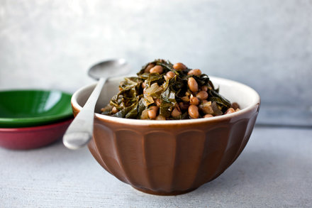 Image for Black-Eyed Peas With Collard Greens