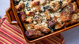 Image for Strata With Mushrooms and Chard