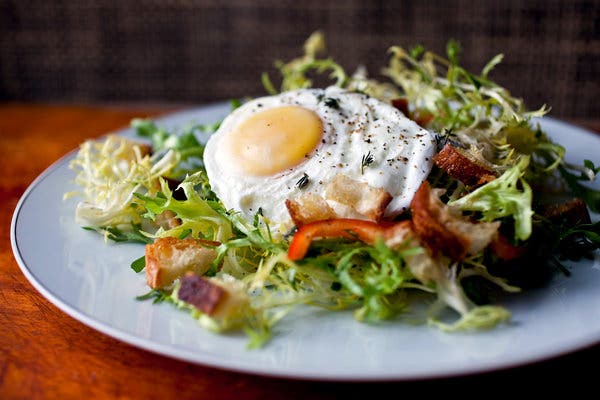 Frisée Salad With Poached Egg