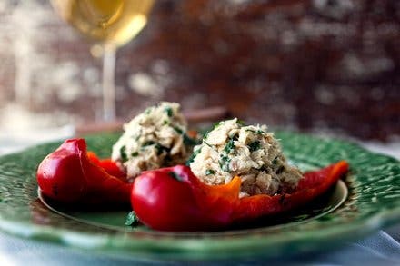 Roasted Red Pepper Filled With Tuna