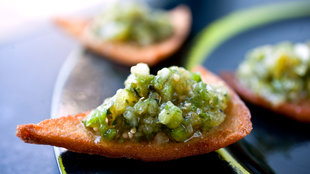Image for Quick Roasted Tomatillo Salsa