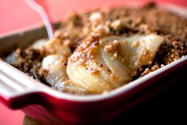 Pear Ginger Crumble