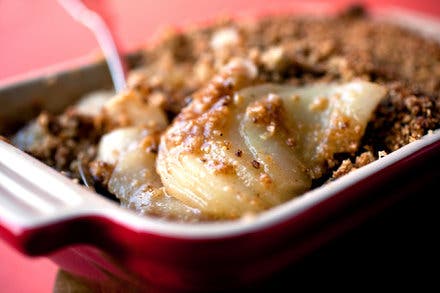 Pear Ginger Crumble