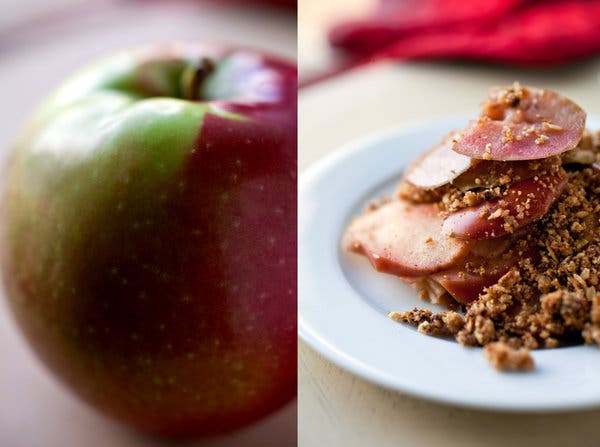 Quinoa Oat Apple Crumble