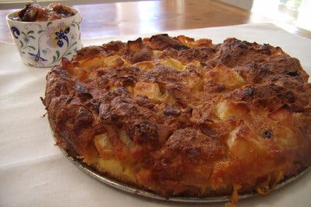 Alsatian Pear Kugel With Prunes