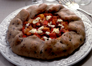Image for Roasted Vegetable Galette With Olives