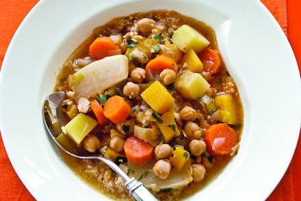 Chickpea and Winter Vegetable Stew