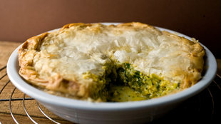 Image for Greek Pumpkin and Leek Pie