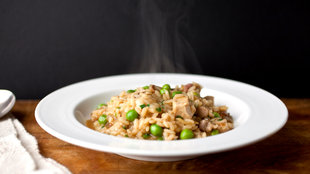 Image for Risotto With Turkey, Mushrooms and Peas