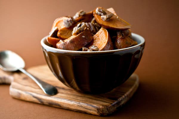 Maple Pecan Sweet Potatoes