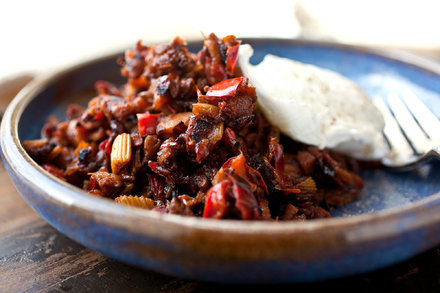 Image for Vegetable Hash With Poached Egg