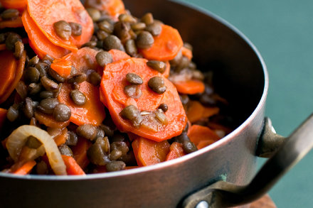 Image for Carrots and Lentils in Olive Oil