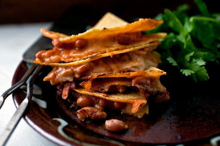 Baked Bean and Cheese Quesadillas