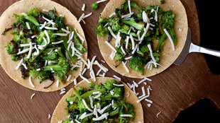 Image for Broccoli and Red Onion Quesadillas