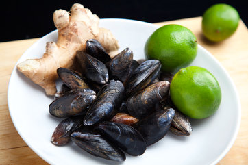 Image for Mussels in Broth with Matcha