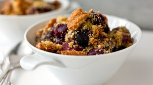 Image for Cherry Cobbler With Almond-Buttermilk Topping