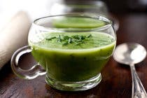 Chilled Pea, Lettuce and Herb Soup