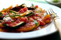 Pan-Cooked Summer Squash With Tomatoes and Basil