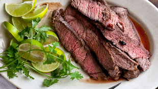 Image for Garlicky, Smoky Grilled London Broil With Chipotle Chiles