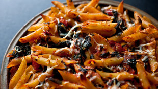 Image for Macaroni With Tomato Sauce, Chard and Goat Cheese