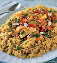 Seven vegetable couscous.