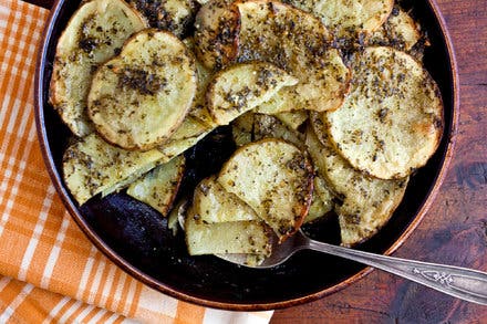 Potato and Pesto Gratin