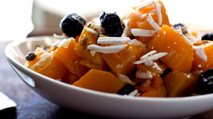 Image for Winter Squash With Anchovies, Capers, Olives and Ricotta Salata