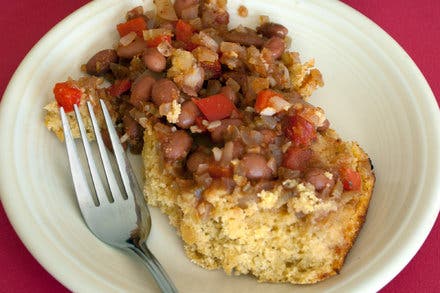 Cajun Cornbread Casserole