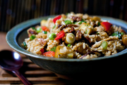 Image for Mandarin Rice Stuffing With Chestnuts and Shiitake Mushrooms