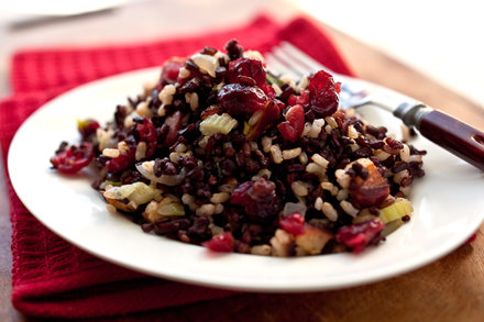 Image for Wild Rice Stuffing With Apples, Pecans and Cranberries