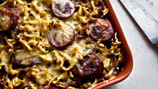 Image for Spaetzle With Kielbasa and Caramelized Onions