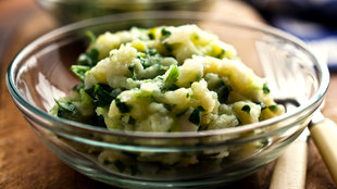 Image for Mashed Turnips and Potatoes With Turnip Greens