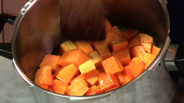 Pressure Cooker Squash With Honey and Lemongrass