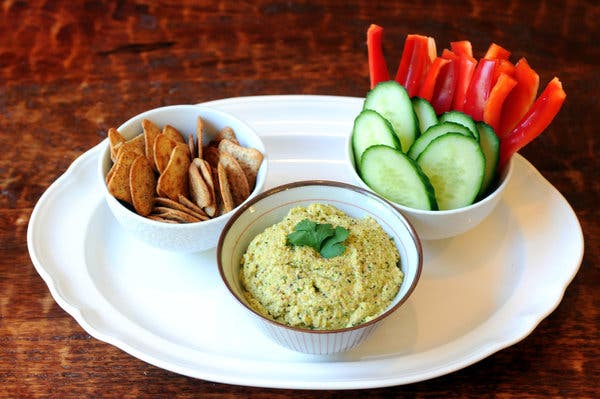 Edamame Dip With Red Onion and Sesame Oil