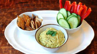 Image for Edamame Dip With Red Onion and Sesame Oil