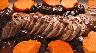 Image for Pork Tenderloin With Shallots and Prunes