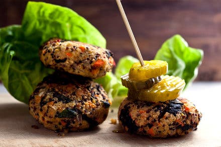 Quinoa and Greens Burger