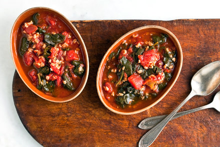 Image for Turkish Spinach with Tomatoes and Rice