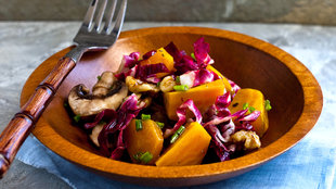 Image for Radicchio Salad With Golden Beets and Walnuts