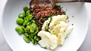 Image for Red Quinoa, Cauliflower and Fava Bean Salad