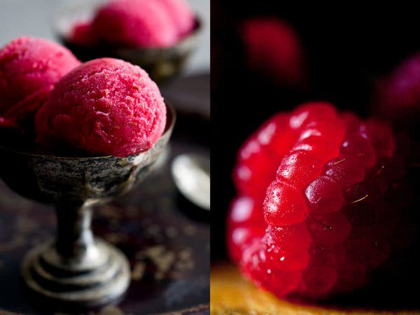 Raspberry Rose Granita