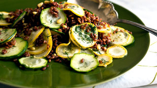 Image for Summer Squash and Red Rice Salad With Lemon and Dill