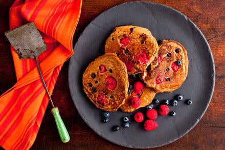 Teff and Oatmeal Pancakes