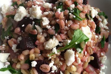 Image for Barley With Beets, Arugula and Goat Cheese