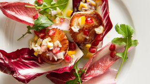 Image for Sea Scallop Salad with Meyer Lemon and Pomegranate