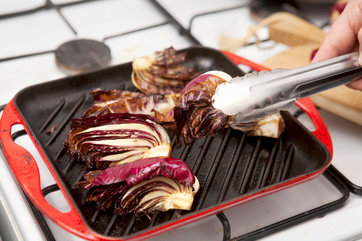 Image for Roast Guinea Hen with Grilled Radicchio