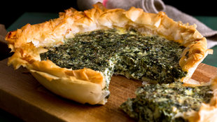 Image for Goat Cheese, Chard and Herb Pie in a Phyllo Crust