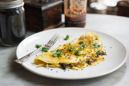 Image for Kimchi Omelet With Sriracha Syrup