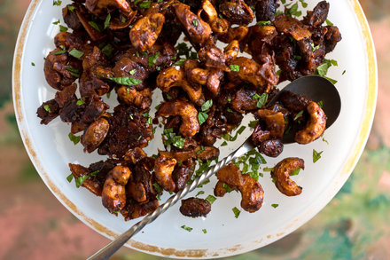 Image for Tamarind Spiced Nuts With Mint