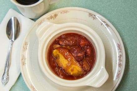 Cherry and Coconut Brown Betty